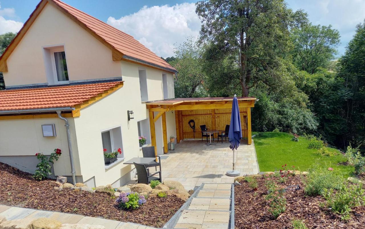 Ferienhaus Richtermuehle เซบนิทซ์ ภายนอก รูปภาพ