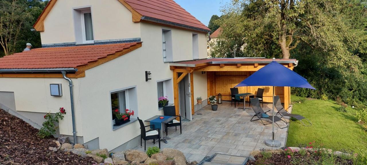 Ferienhaus Richtermuehle เซบนิทซ์ ภายนอก รูปภาพ